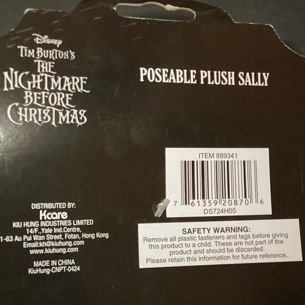 Disney Nightmare Before Christmas 24” Posable Jack & Sally Plush Decor Set - Picture 6 of 7